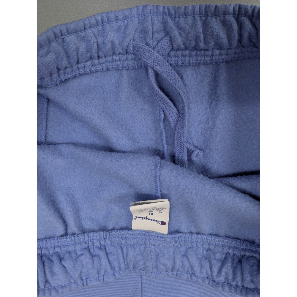 Athleisure Sweat Shorts Women XL Periwinkle Blue Casual Loungewear Sporty Fleece - Picture 7 of 9